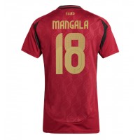 Belgien Orel Mangala #18 Fußballbekleidung Heimtrikot Damen EM 2024 Kurzarm